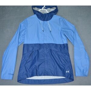 Under Armour Womens Cloudstrike Storm Shell Jacket 1350954 Blue Small Waterproof